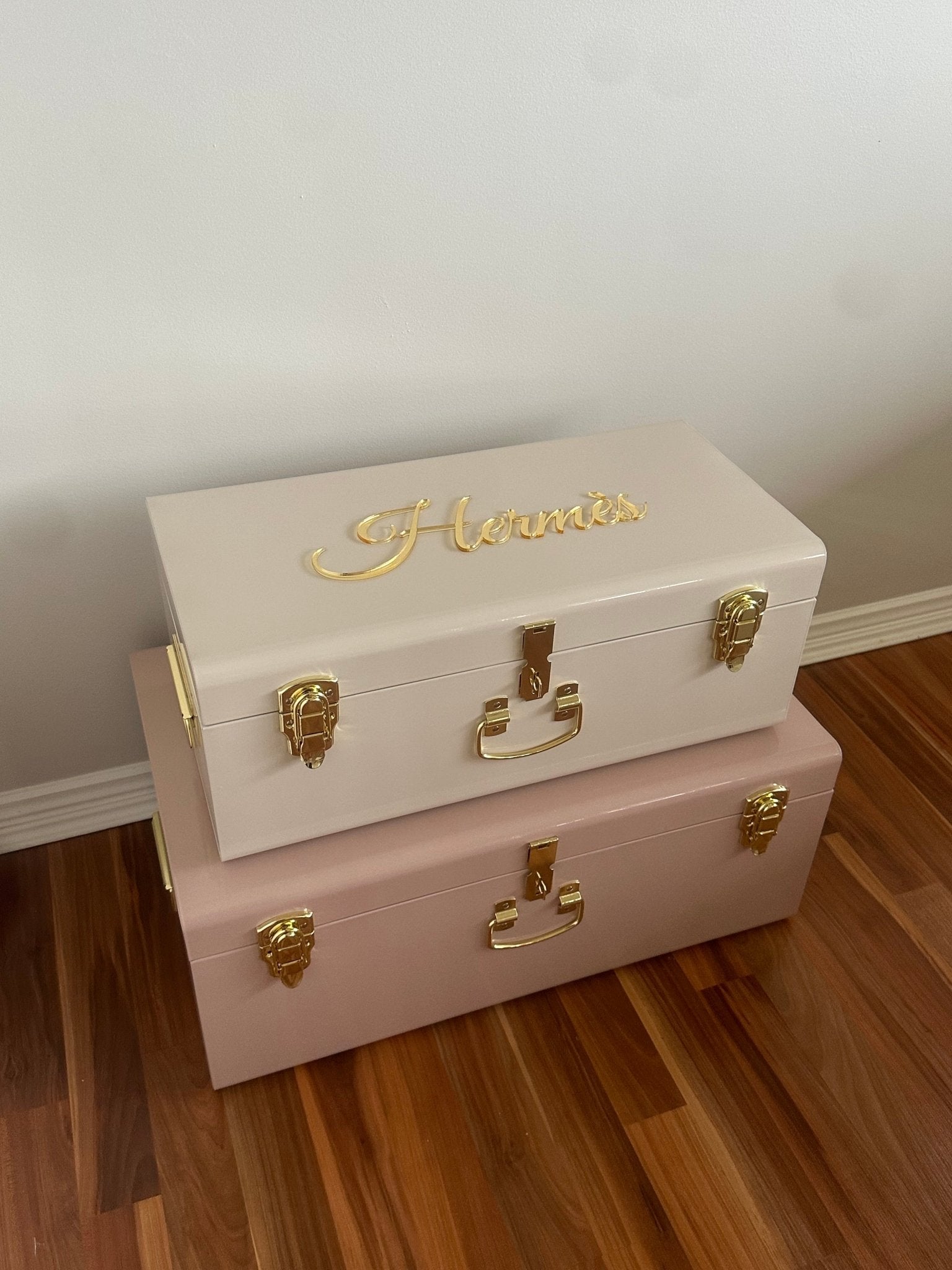 Large Metal Storage Trunks - BabyBoo Prints