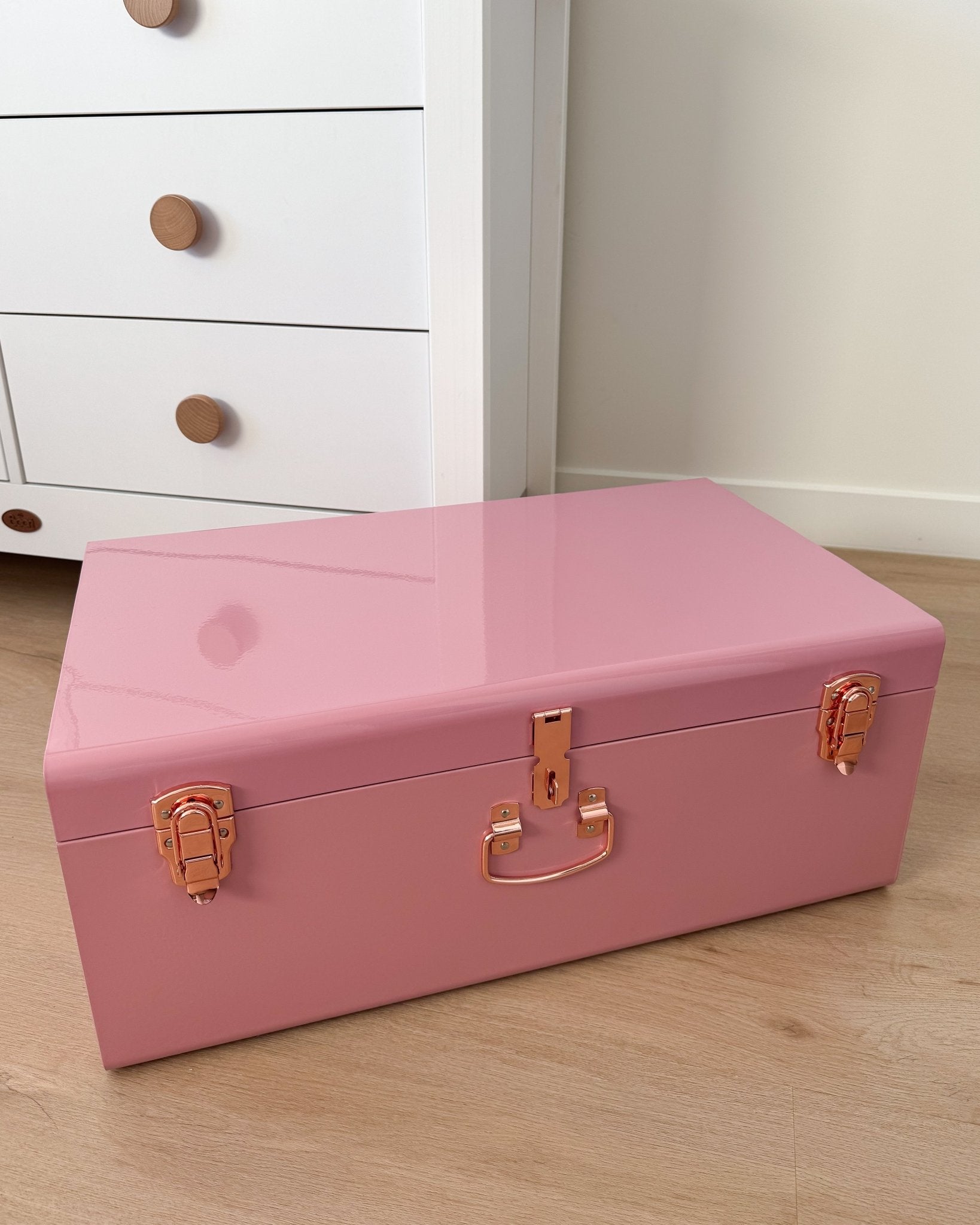 Personalised Deluxe Orthodox Christening Gift Pack – Metal Keepsake Trunk Box by BabyBoo Prints