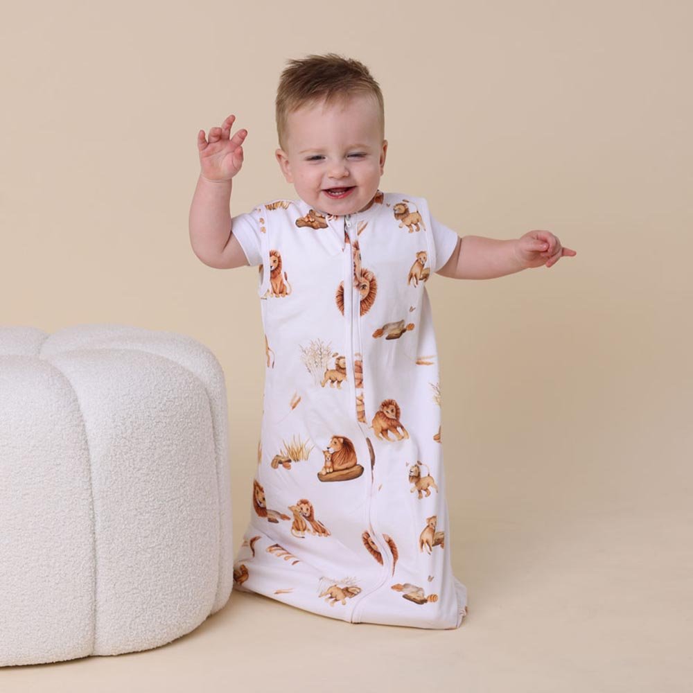 Lion 1.0 TOG Organic Sleeping Bag (6 - 12Months) - BabyBoo Prints