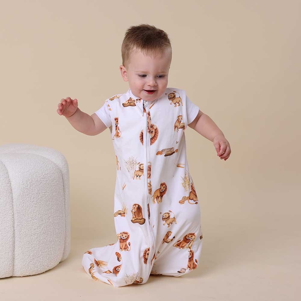 Lion 1.0 TOG Organic Sleeping Bag (6 - 12Months) - BabyBoo Prints