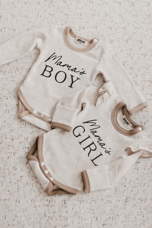 Mama's Boy - Bencer & Hazelnut - Long Sleeve - BabyBoo Prints