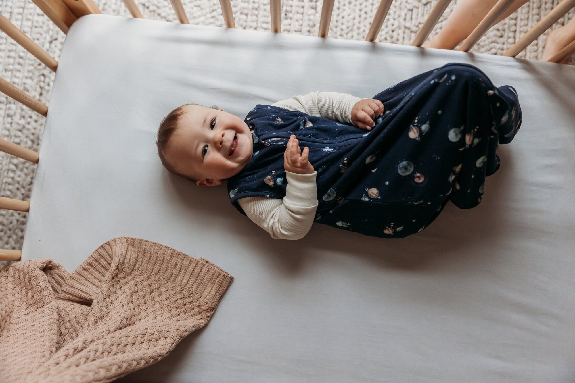 Milky Way 1.0 TOG Organic Sleeping Bag (6 - 12Months) - BabyBoo Prints