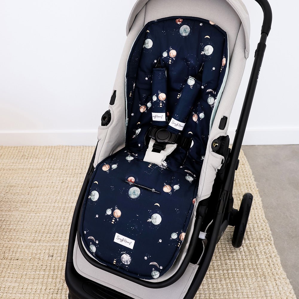 Milky Way organic universal pram liner by BabyBoo Prints
