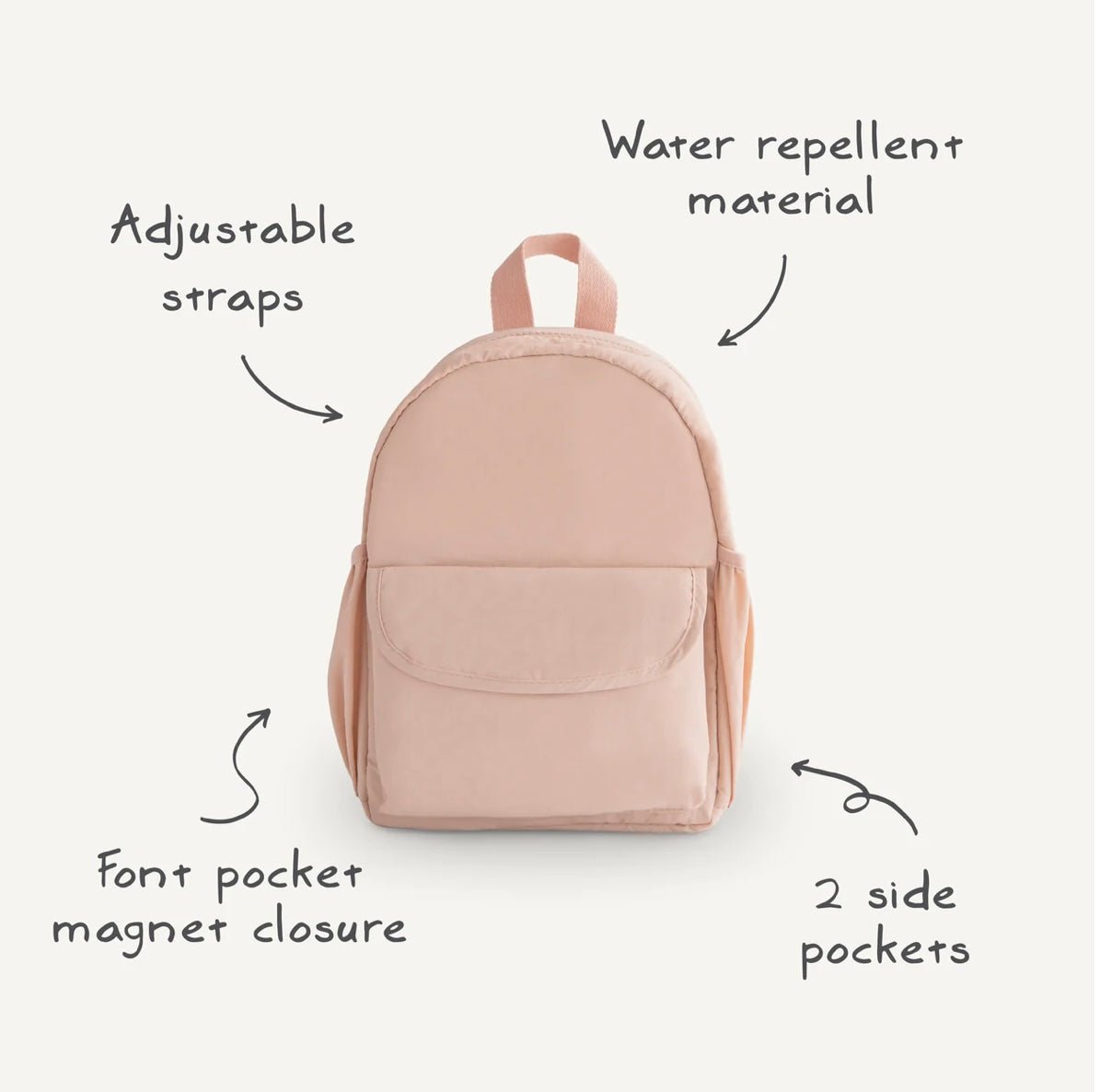 Mushie Kids Mini Backpack - BabyBoo Prints