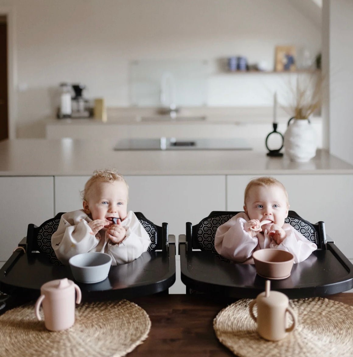 Mushie Long Sleeve Bib - BabyBoo Prints