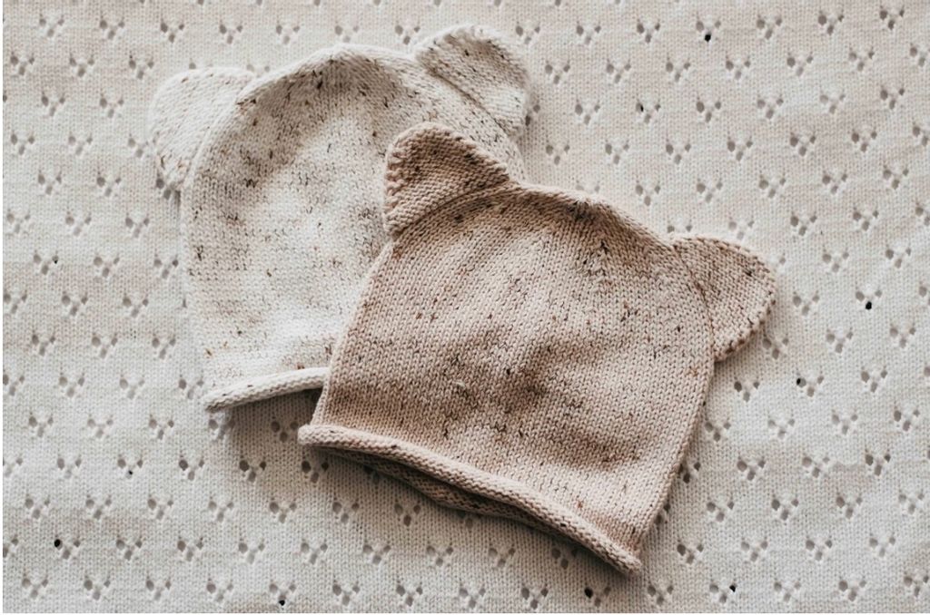 Oatmeal Knit Beanie - Bencer & Hazelnut - BabyBoo Prints