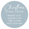 Personalised Baby Plaque - BabyBoo Prints