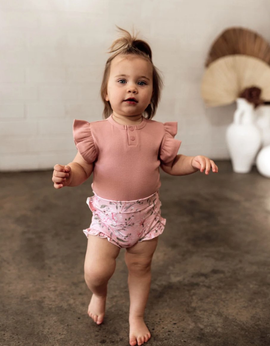 Pink Wattle High Waist Bloomers - BabyBoo Prints