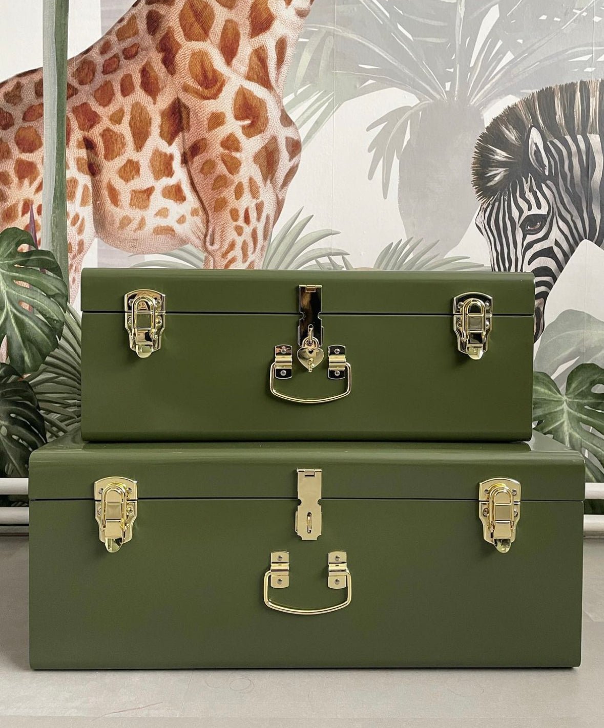 PRE - ORDER - Metal Storage Trunks - BabyBoo Prints