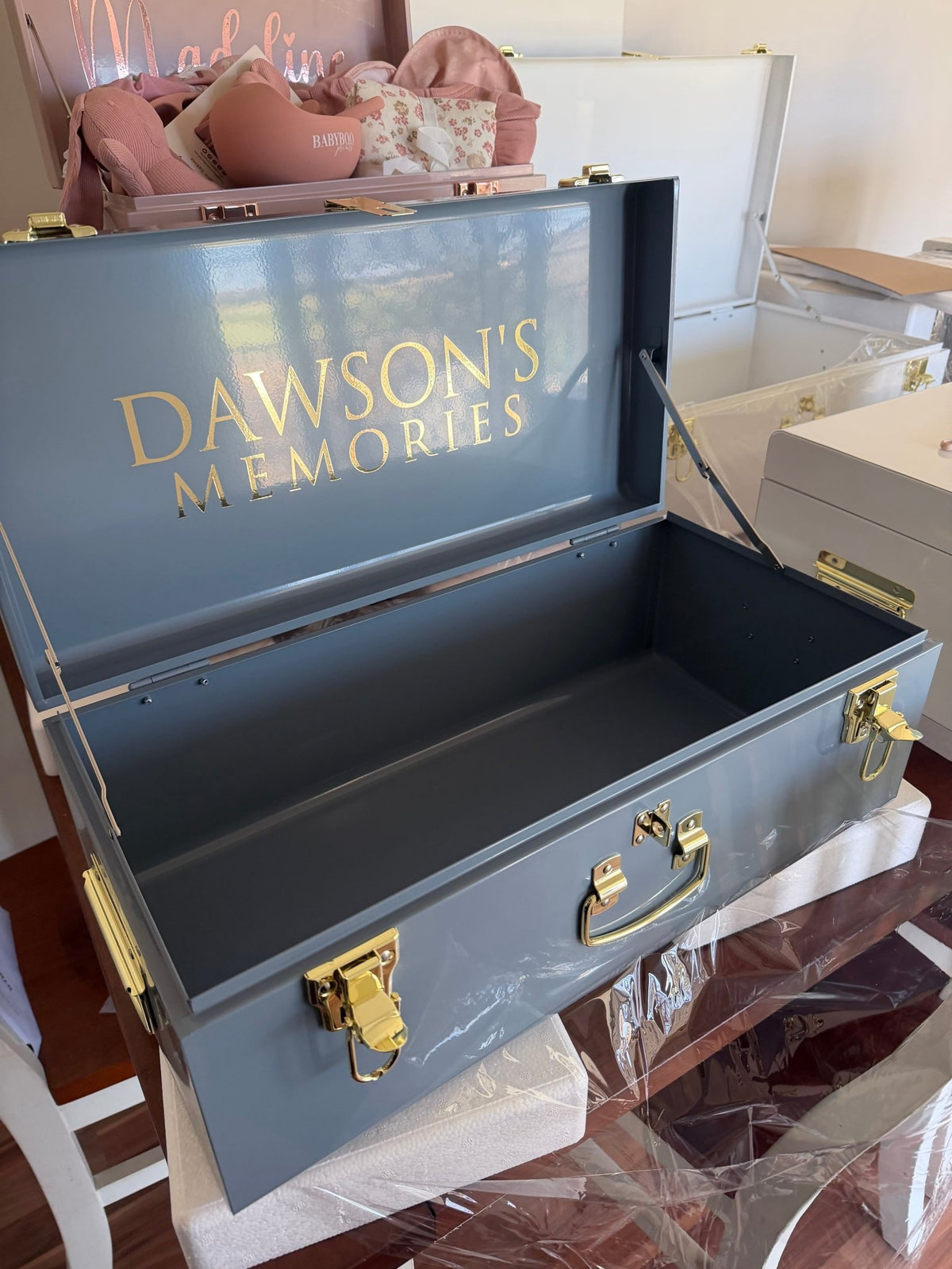 Regular Metal Storage Trunks - BabyBoo Prints