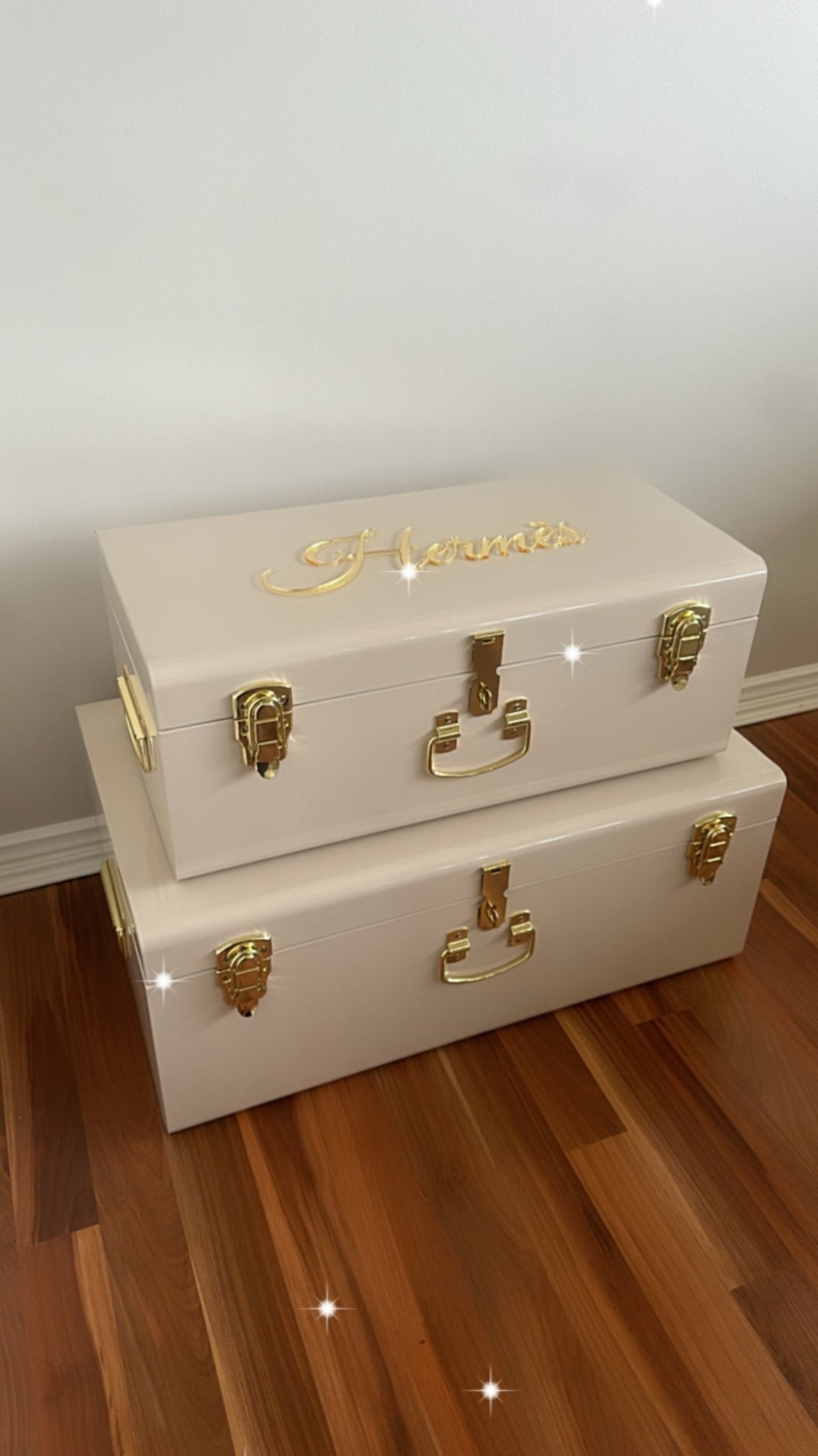 Regular Metal Storage Trunks - BabyBoo Prints