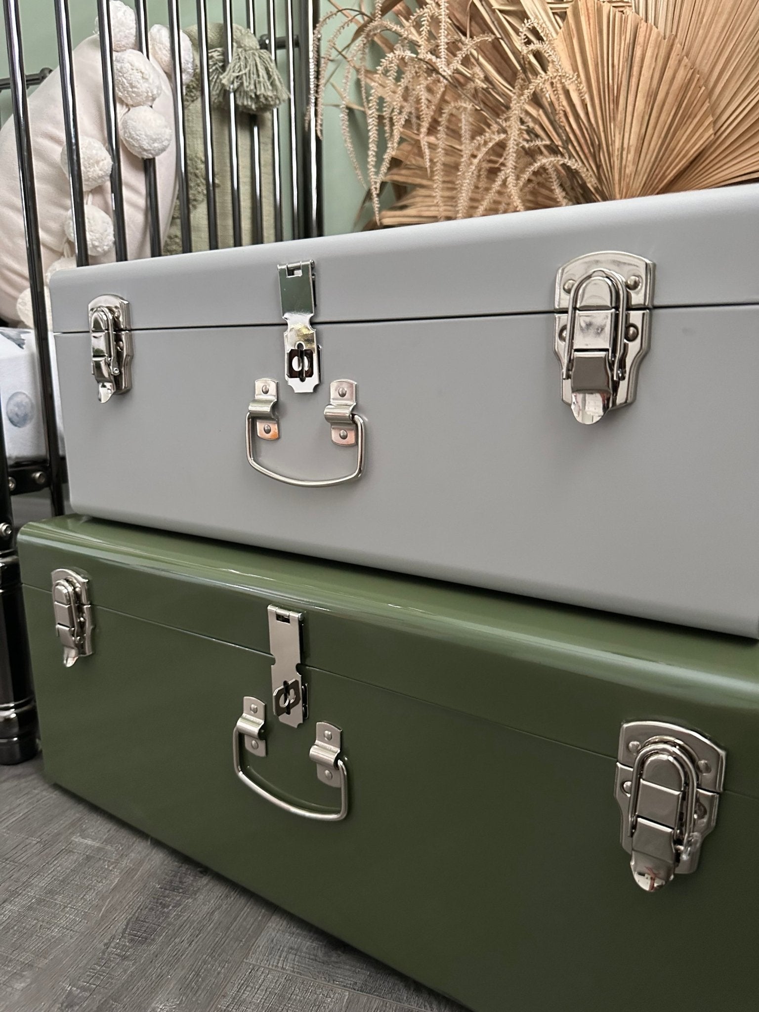 Regular Metal Storage Trunks - BabyBoo Prints