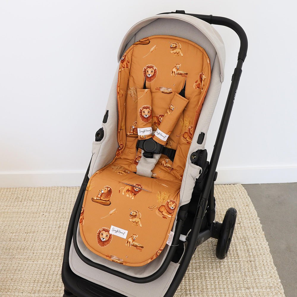 Roar organic universal pram liner by BabyBoo Prints