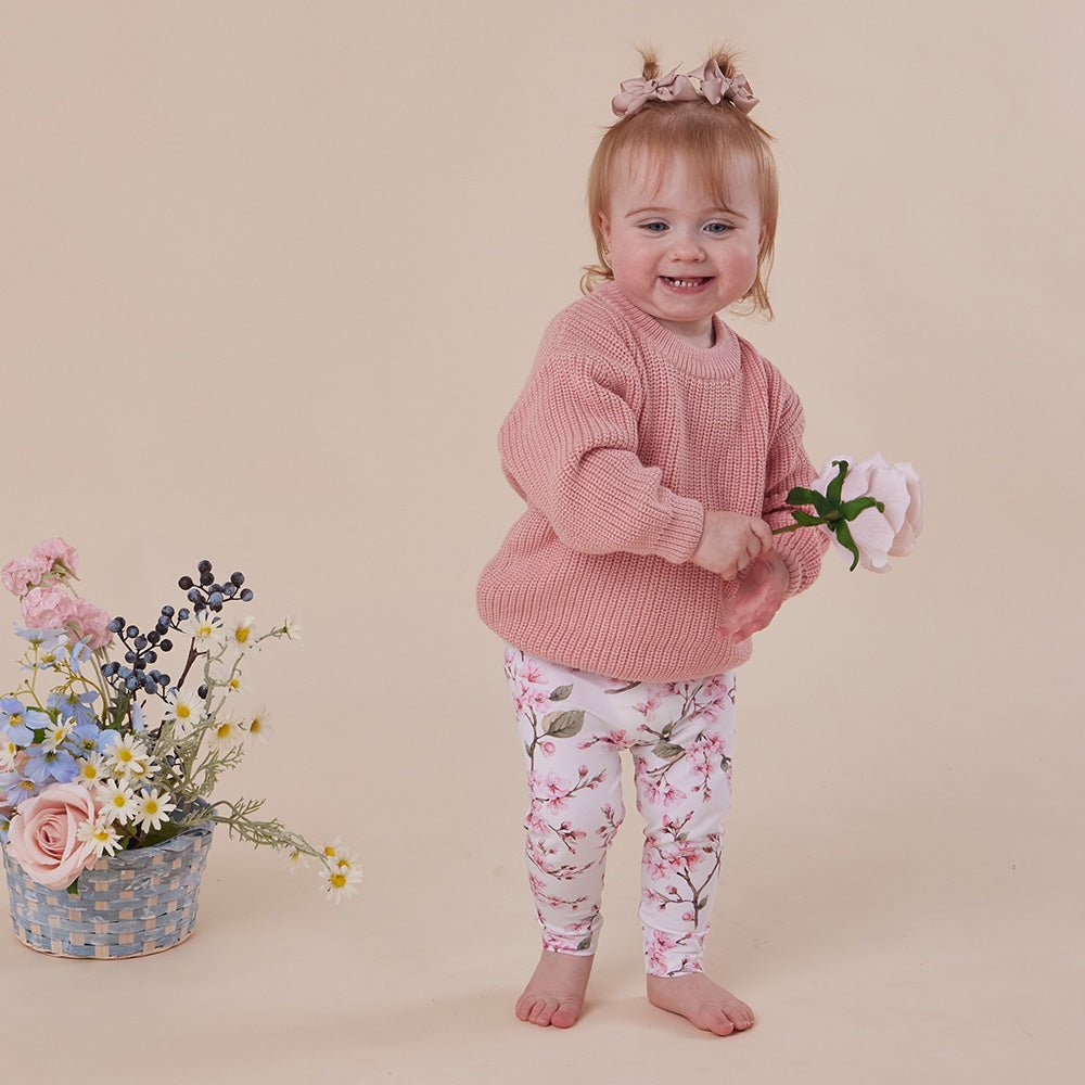 Rosa Oversized Cotton Knit Jumper - BabyBoo Prints