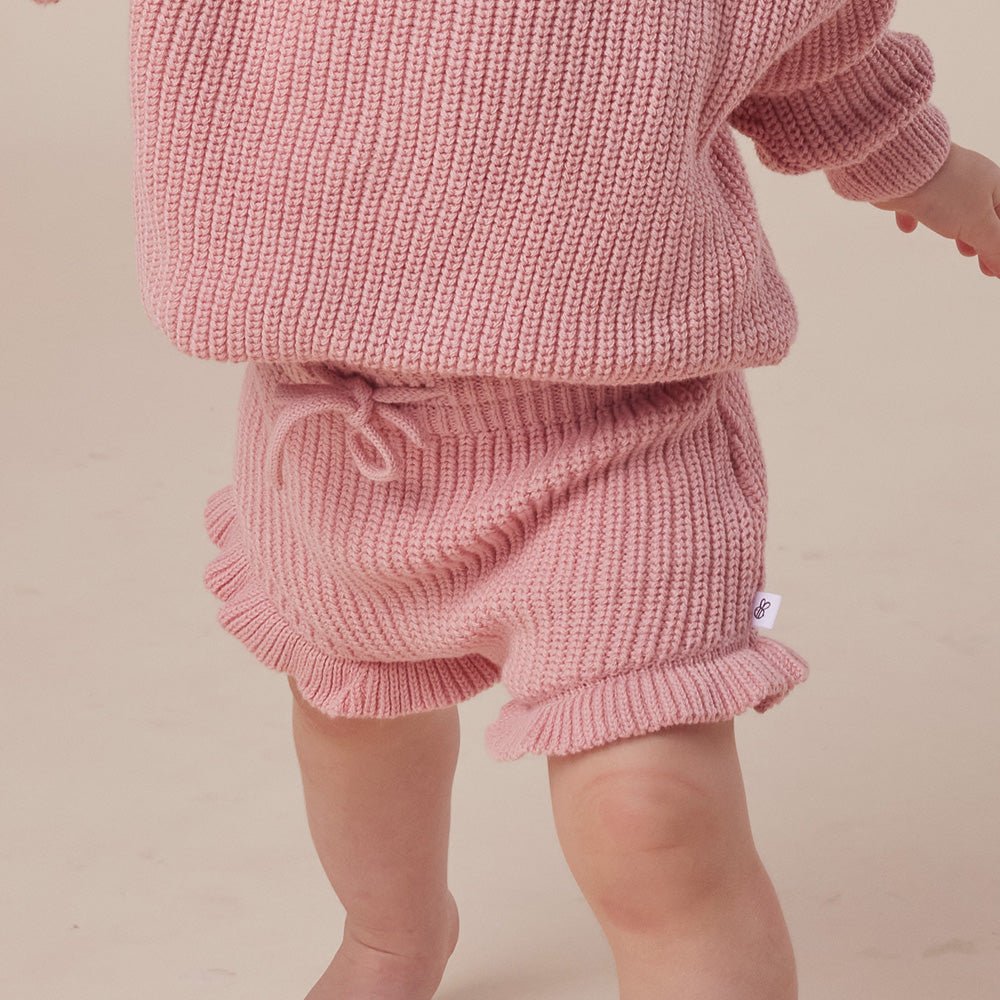 Rosa Oversized Cotton Knit Jumper - BabyBoo Prints