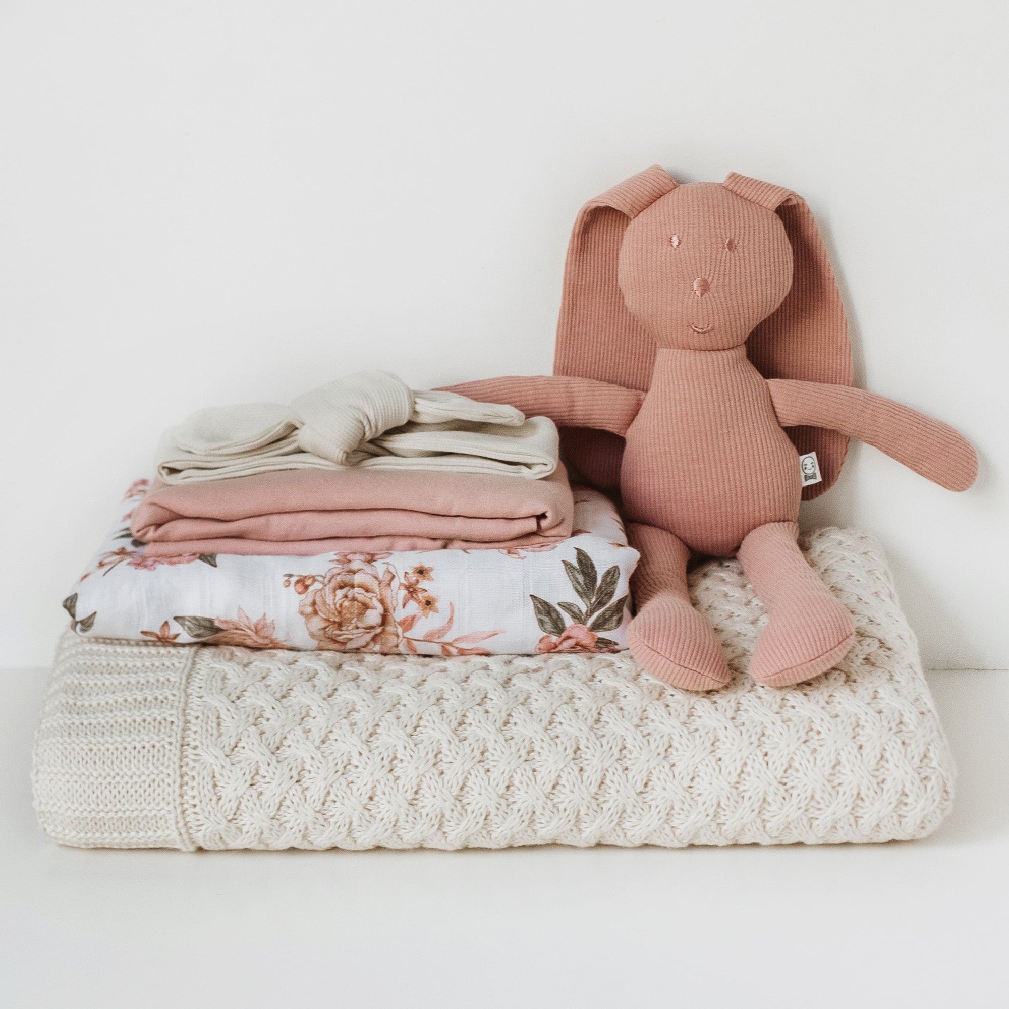 Rose - Snuggle Bunny Baby Comforter - BabyBoo Prints
