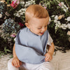 Sky Blue Waterproof Snuggle Bib - BabyBoo Prints