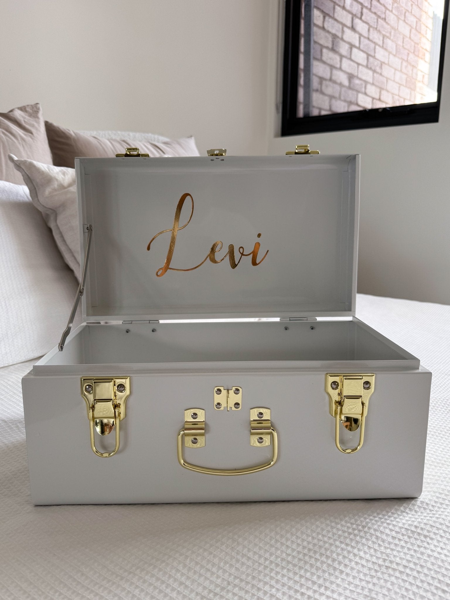 Small Metal Storage Trunks - BabyBoo Prints