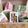 Personalised small size metal storage keepsake trunk box by BabyBoo Prints