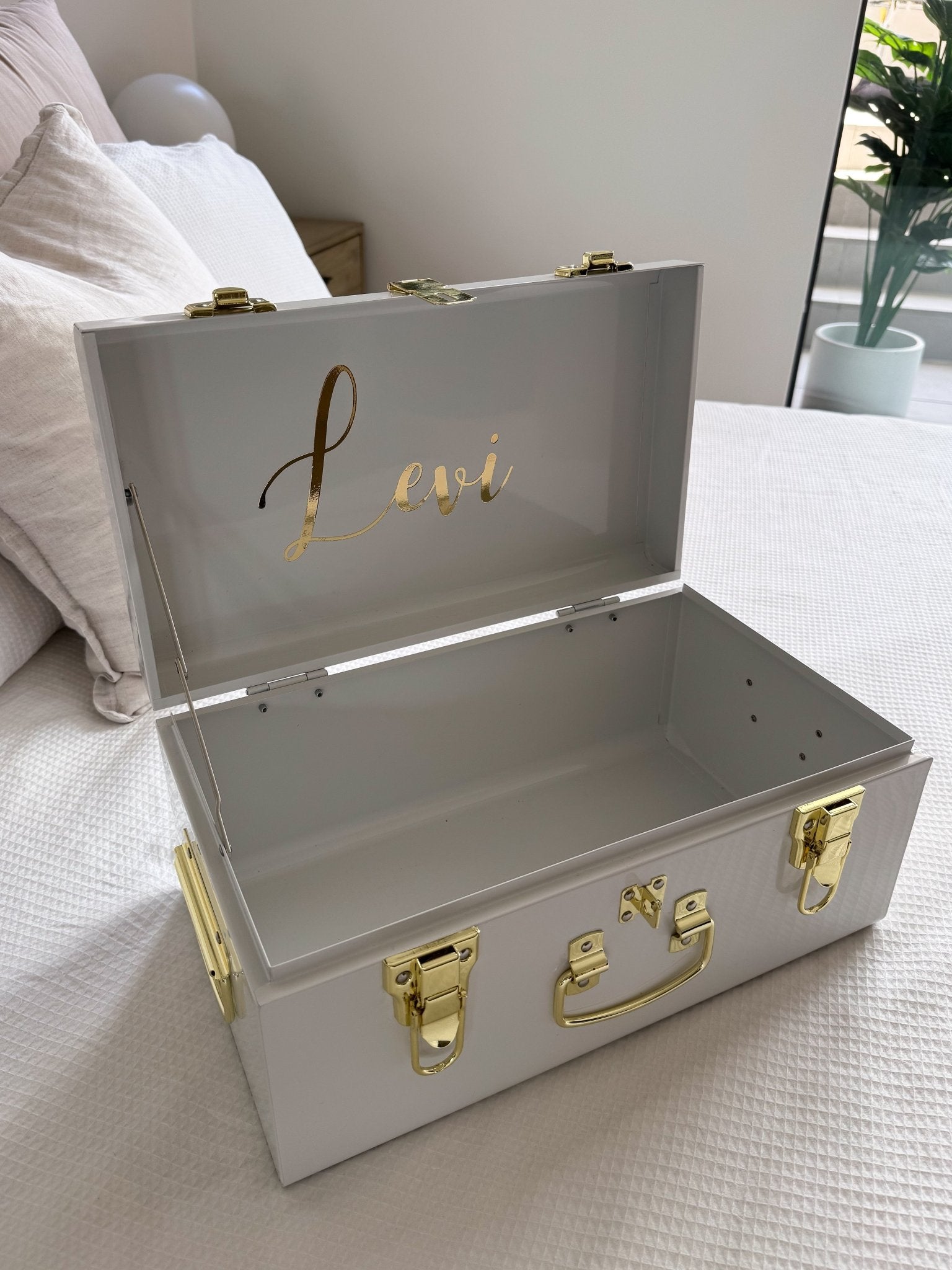 Small Metal Storage Trunks - BabyBoo Prints