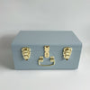 Personalised small size metal storage keepsake trunk box by BabyBoo Prints