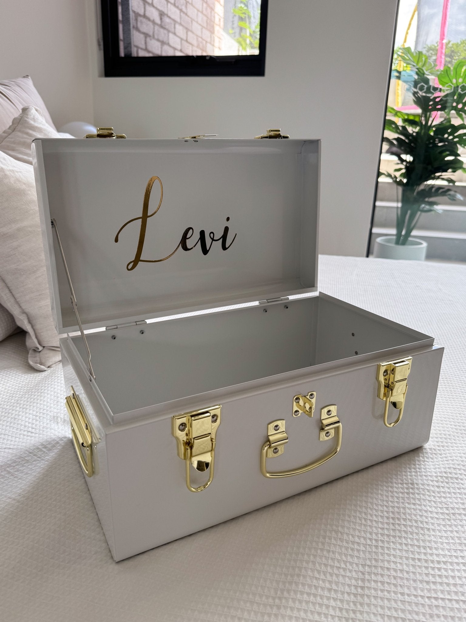 Small Metal Storage Trunks - BabyBoo Prints