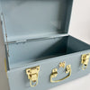 Personalised small size metal storage keepsake trunk box by BabyBoo Prints