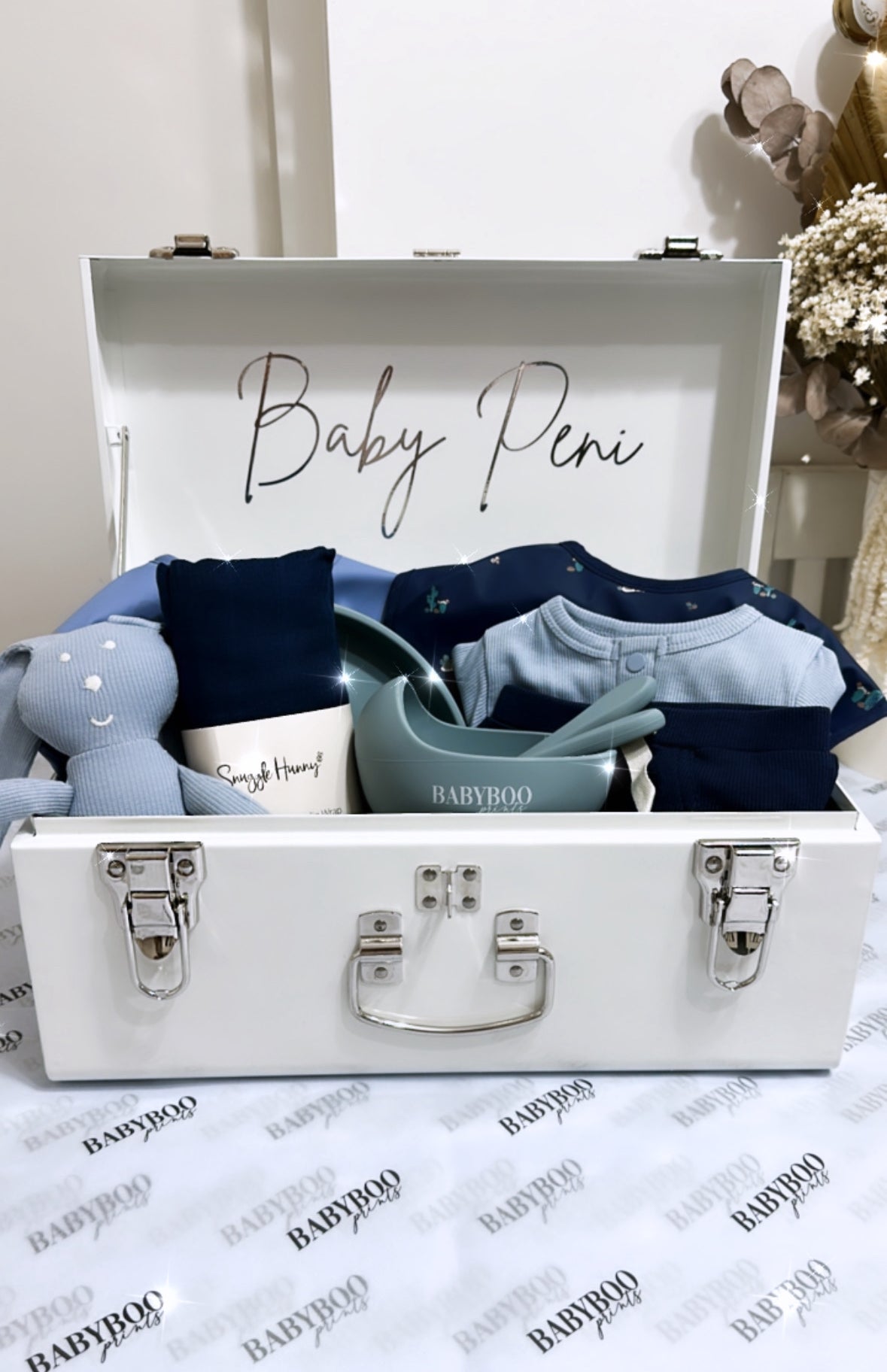 Baby Trunks Box Small Trunk Personalised Gift Packs | Babyboo Prints – BabyBoo Prints