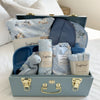 Custom gift trunk small size for newborn, filled with baby essentials and personalised items - Babyboo prints