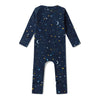 Starry Night Organic Snugglesuit Convertible Romper - BabyBoo Prints