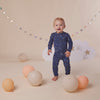 Starry Night Organic Snugglesuit Convertible Romper - BabyBoo Prints