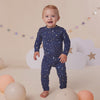 Starry Night Organic Snugglesuit Convertible Romper - BabyBoo Prints