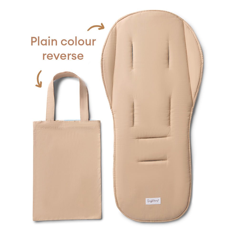 Taking Flight organic universal pram liner by BabyBoo Prints