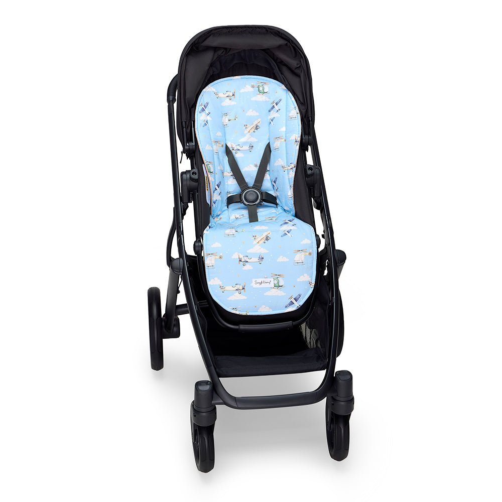Taking Flight organic universal pram liner by BabyBoo Prints