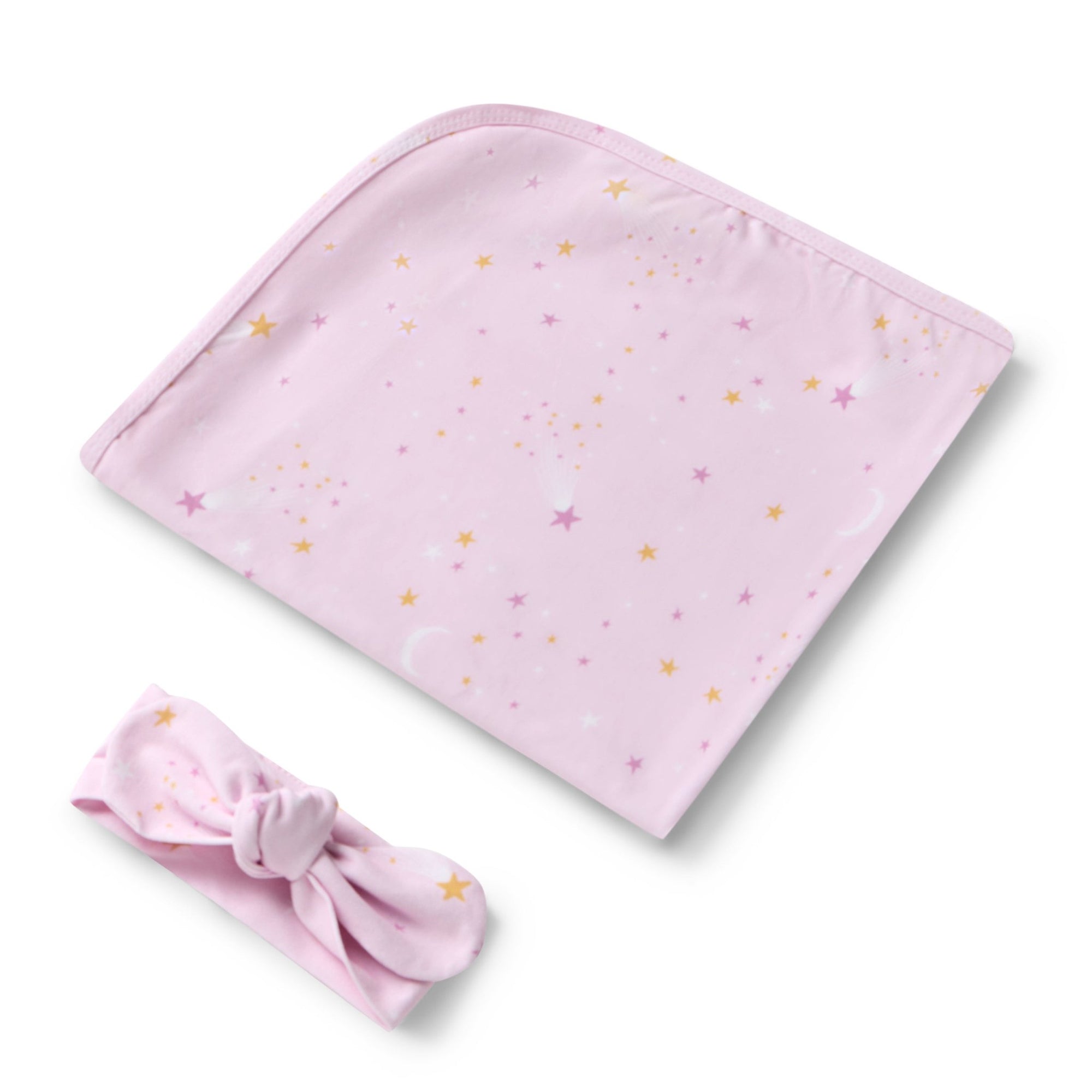Twinkle Baby Jersey Wrap & Topknot Set - COMING SOON - BabyBoo Prints