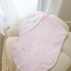 Twinkle organic cotton burp cloth by BabyBoo Prints