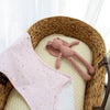 Twinkle organic cotton burp cloth by BabyBoo Prints