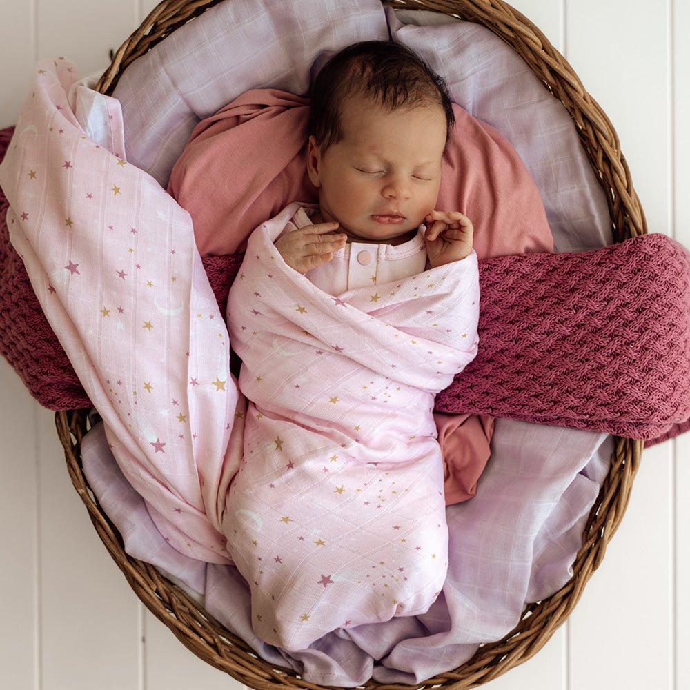 Twinkle Organic Muslin Wrap - COMING SOON - BabyBoo Prints