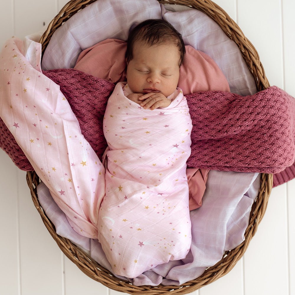 Twinkle Organic Muslin Wrap - COMING SOON - BabyBoo Prints