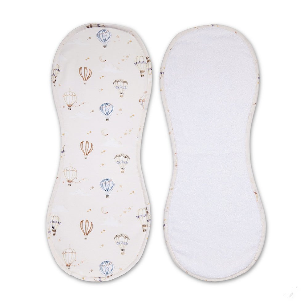 Up & Away Organic Cotton Burp Cloth - BabyBoo Prints