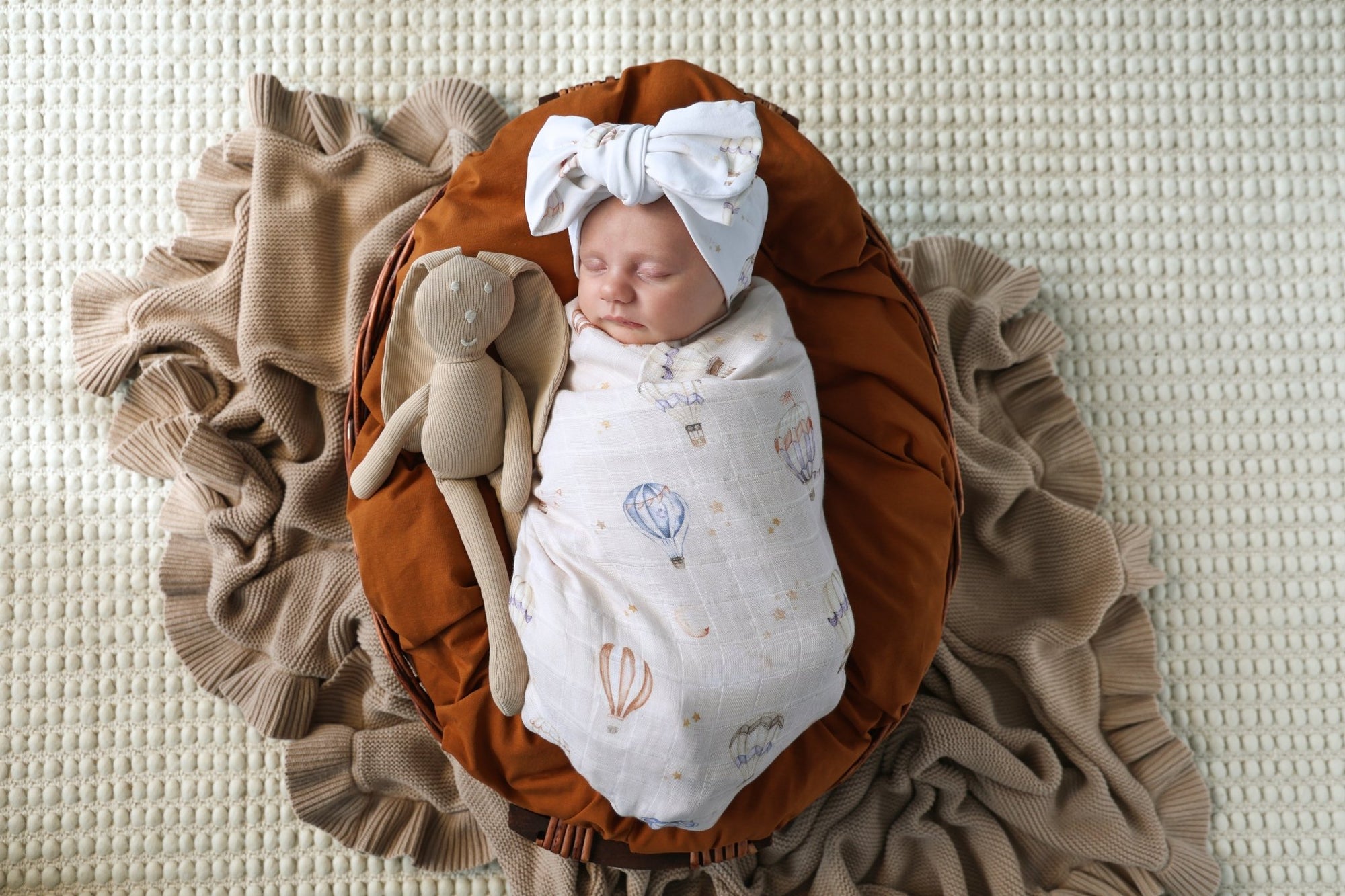 Up & Away Organic Muslin Wrap - BabyBoo Prints