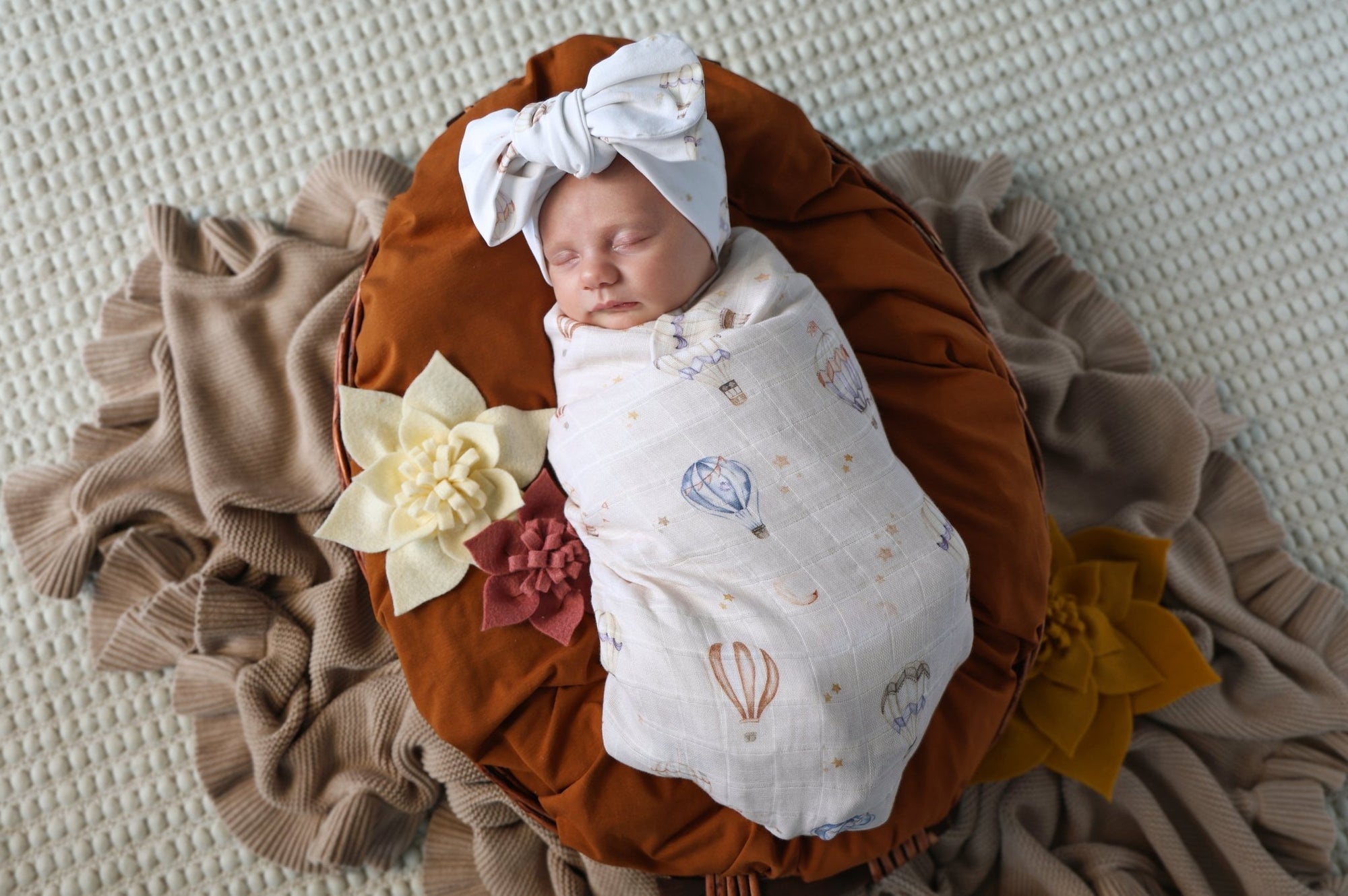 Up & Away Organic Muslin Wrap - BabyBoo Prints