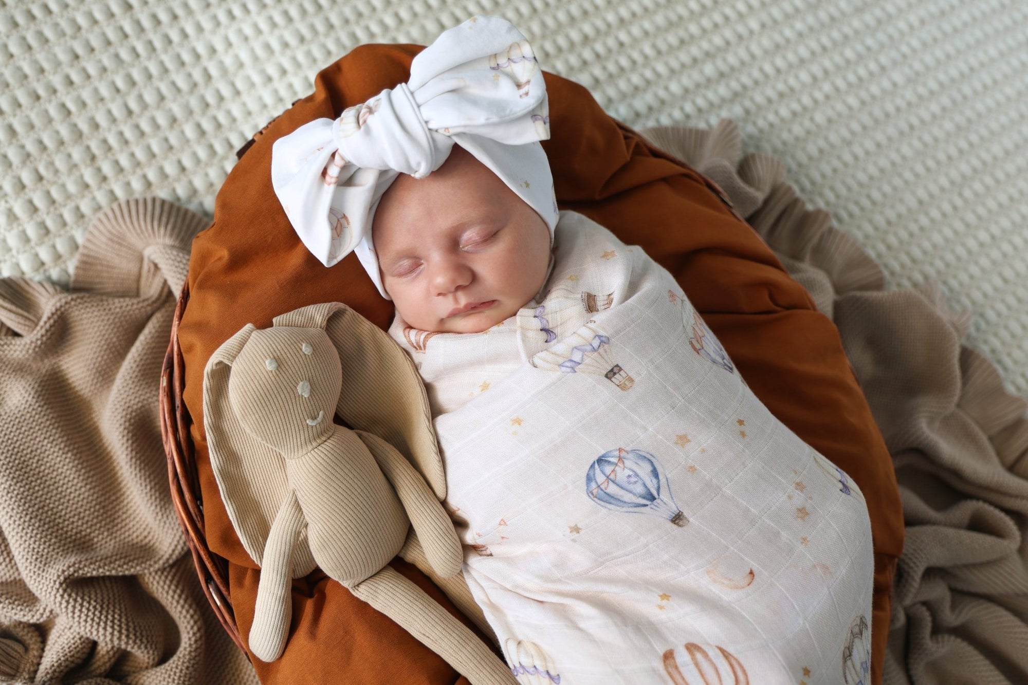 Up & Away Organic Muslin Wrap - BabyBoo Prints