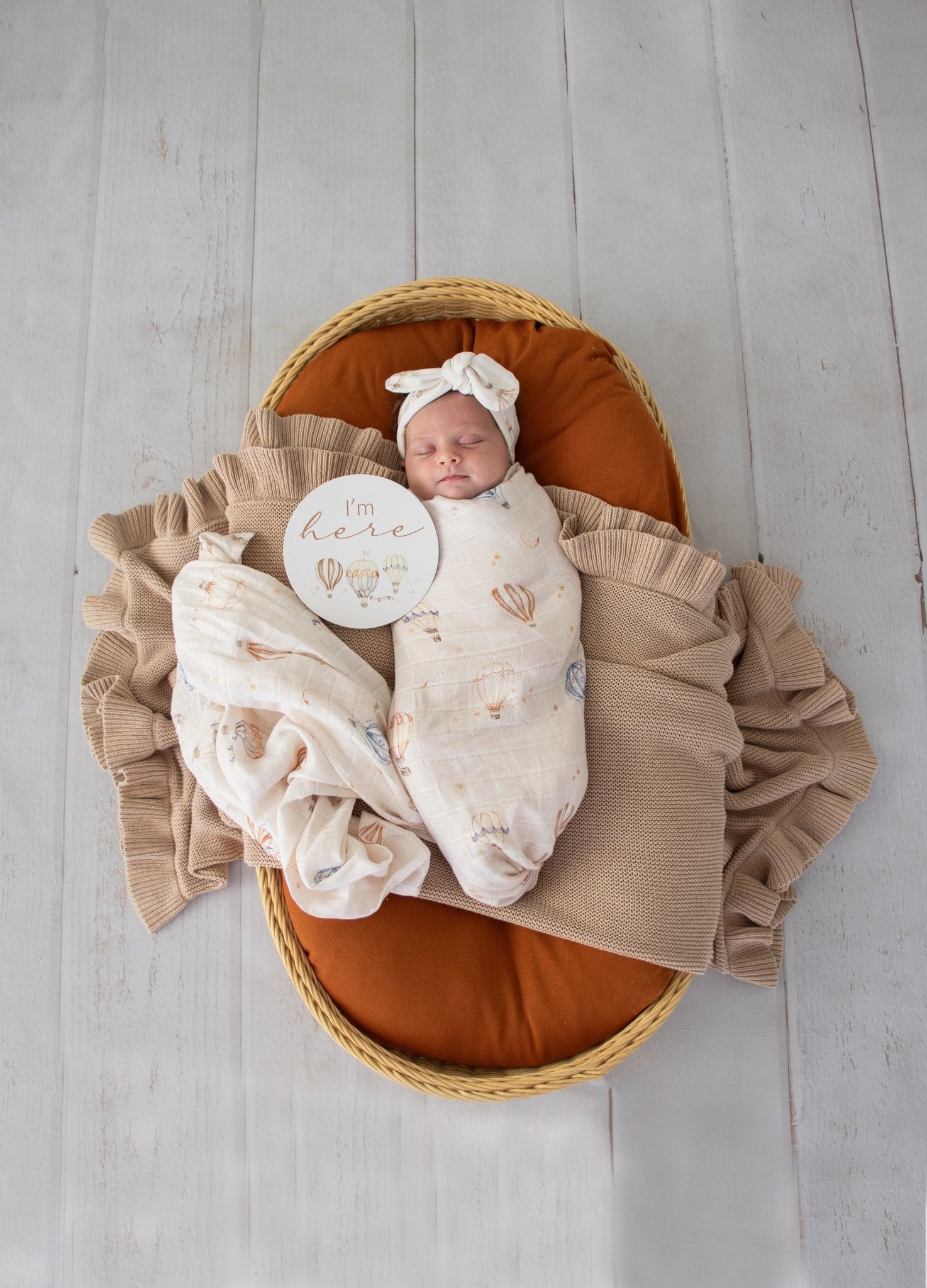 Up & Away Organic Muslin Wrap - BabyBoo Prints