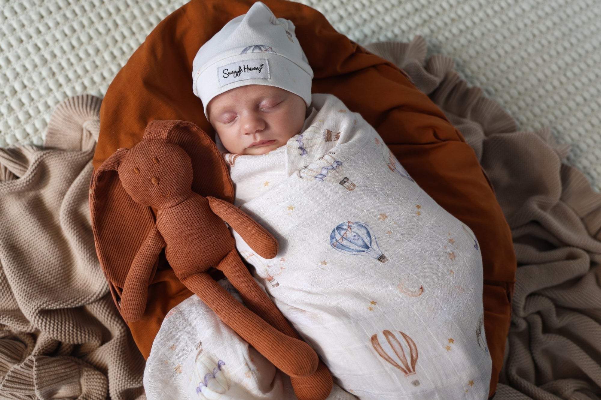 Up & Away Organic Muslin Wrap - BabyBoo Prints