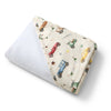 Vintage Cars Organic Hooded Baby Towel - BabyBoo Prints