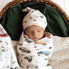 Vintage Cars Organic Muslin Wrap - BabyBoo Prints