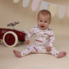 Vintage Cars Organic Snugglesuit Convertible Romper - BabyBoo Prints