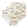 Vintage Cars Organic Wash Cloths - 3 Pack - BabyBoo Prints