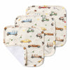 Vintage Cars Organic Wash Cloths - 3 Pack - BabyBoo Prints